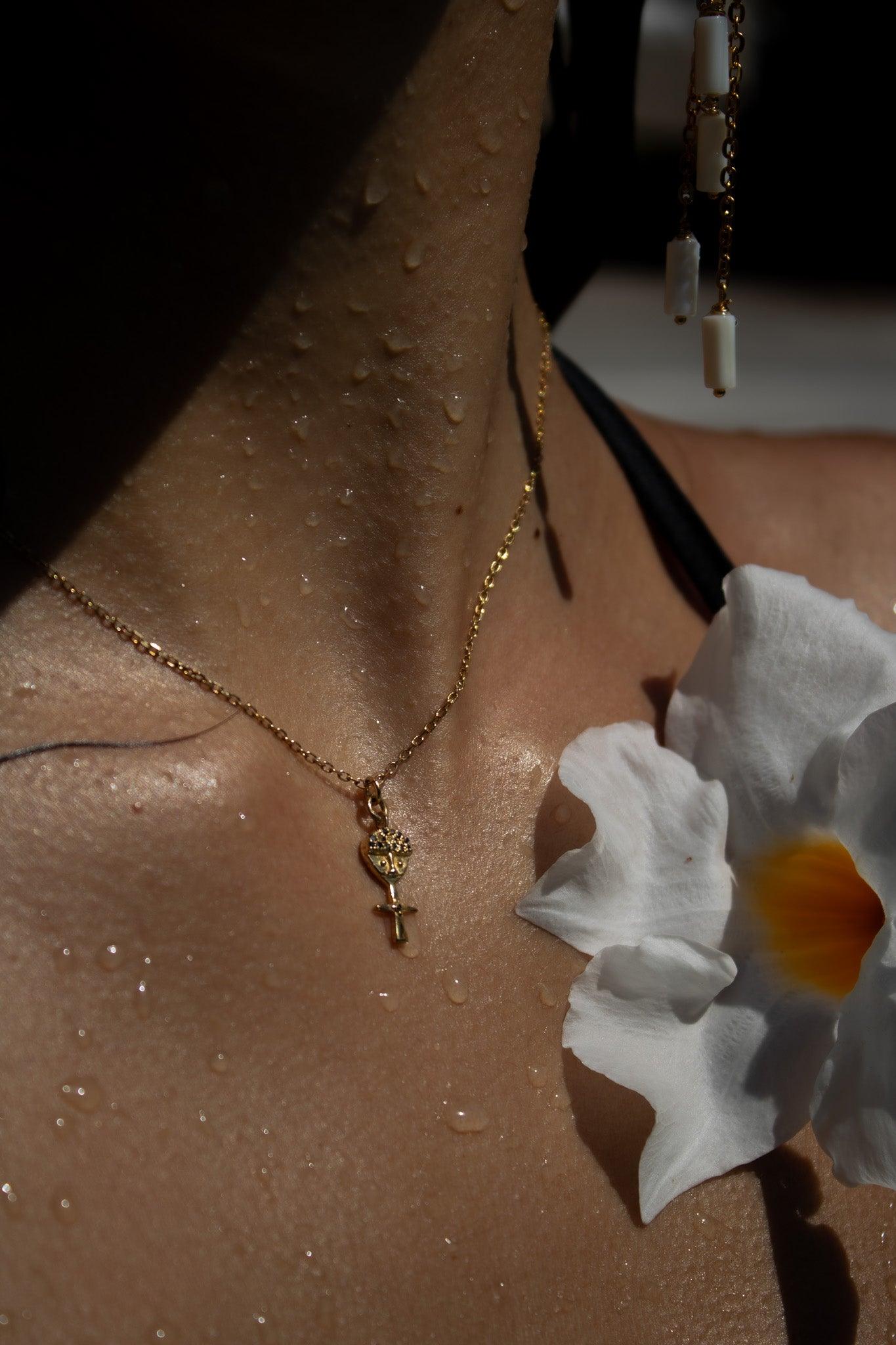 collier poupee ashanti fertilite sathyne