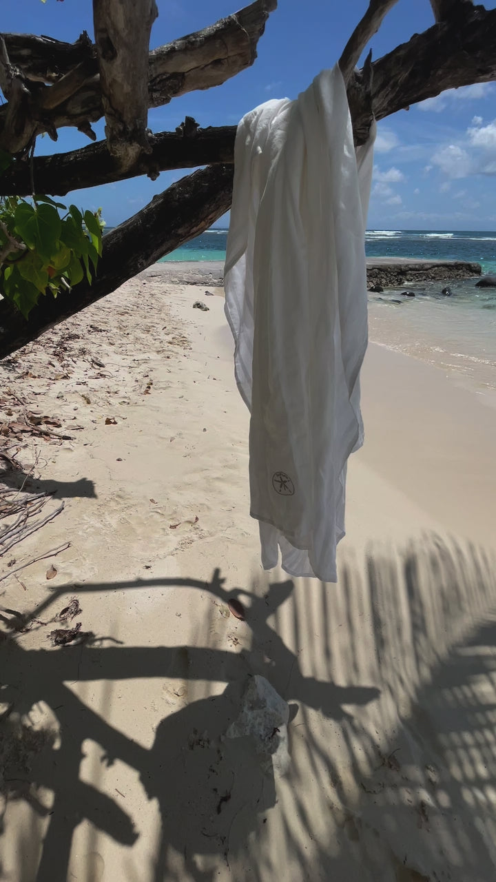 Paréo blanc XXL, Sathyne