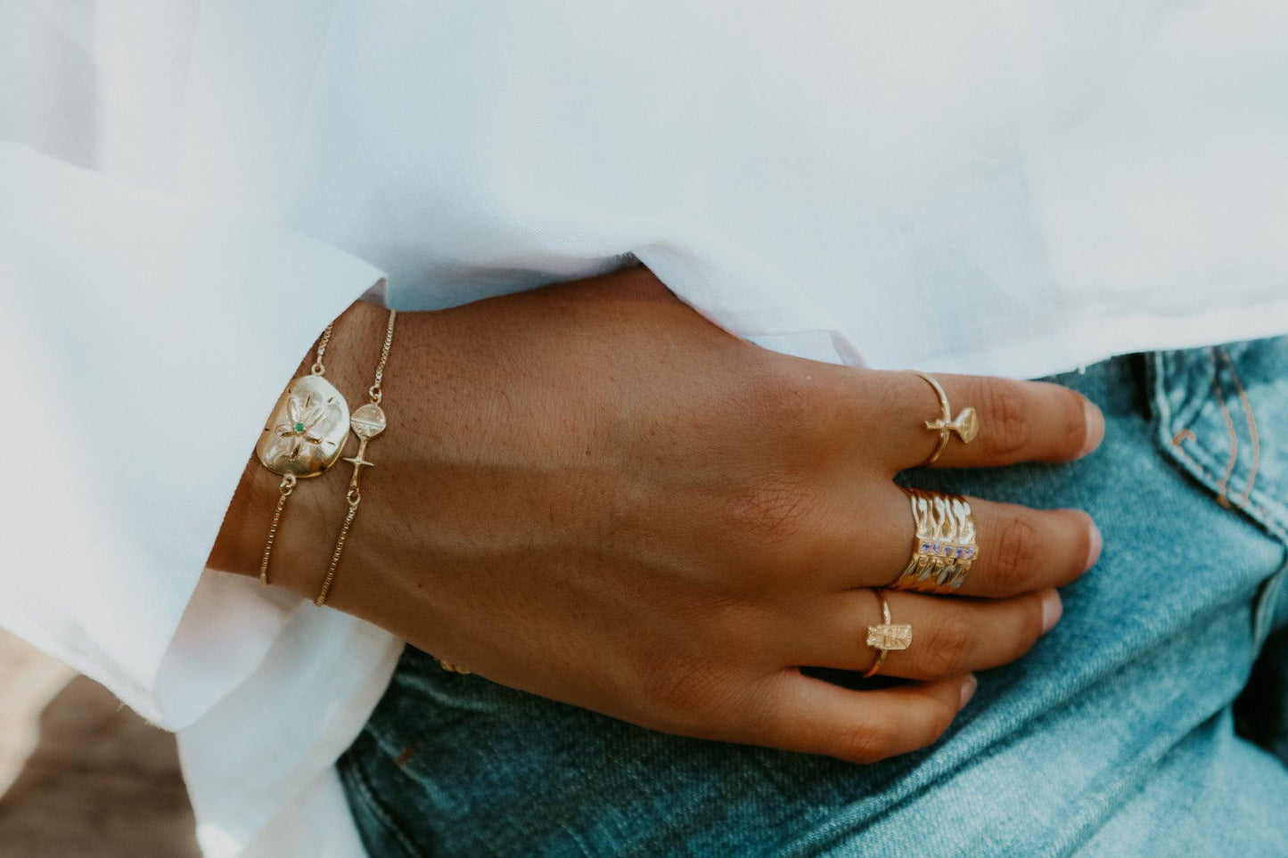 sathyne bijoux bracelets et bagues or