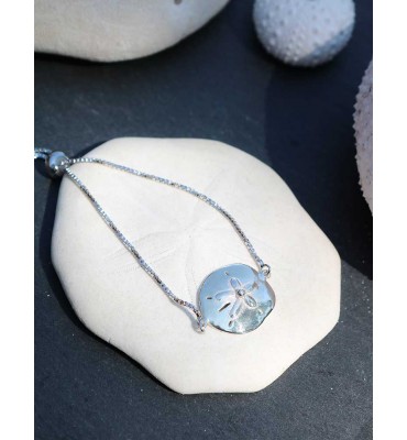 sand dollar silver jewelry, sathyne