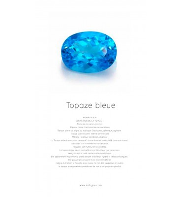 vertus de la topaze bleue