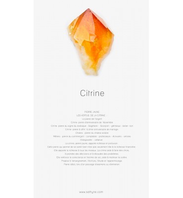 signification de la citrine - sathyne