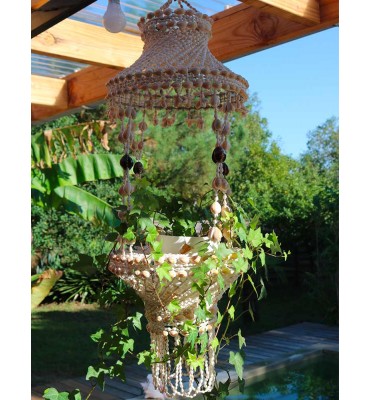 suspension extérieur ou intérieur pour plantes - sathyne décoration