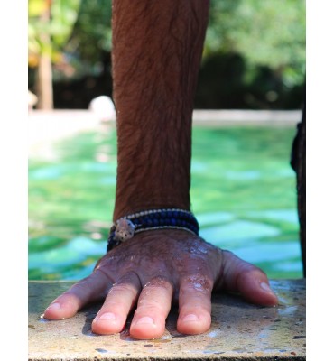bracelet homme en pierres naturelles - sathyne bijoux