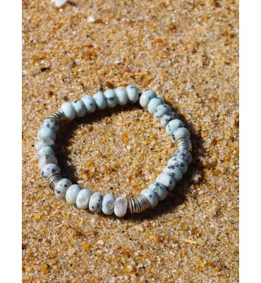 bracelet homme - jaspe - pierres naturelles - sathyne