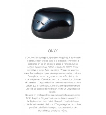 bienfaits de l'onyx