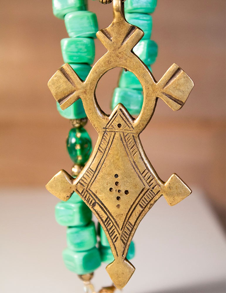 collier croix d'agadès sathyne bijoux ethnique