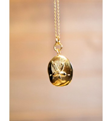 Collier dollar de sable en vermeil