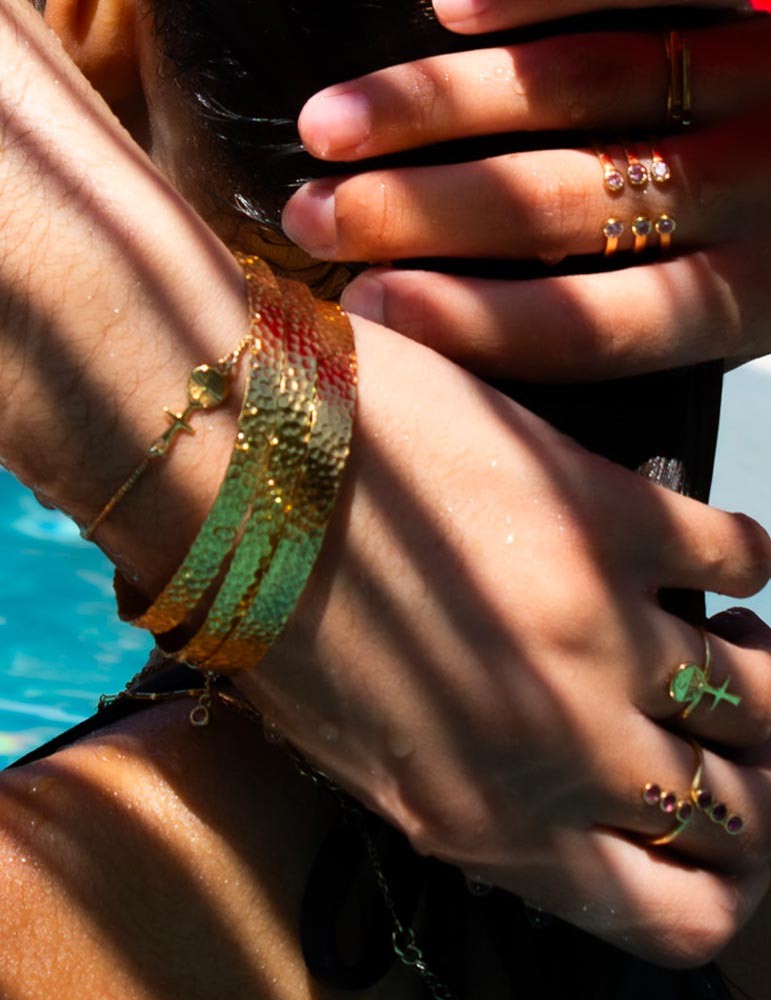poupée ashanti bracelet or sathyne
