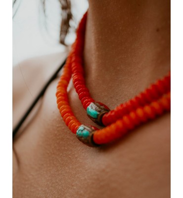 collier en corail rouge sathyne bijoux