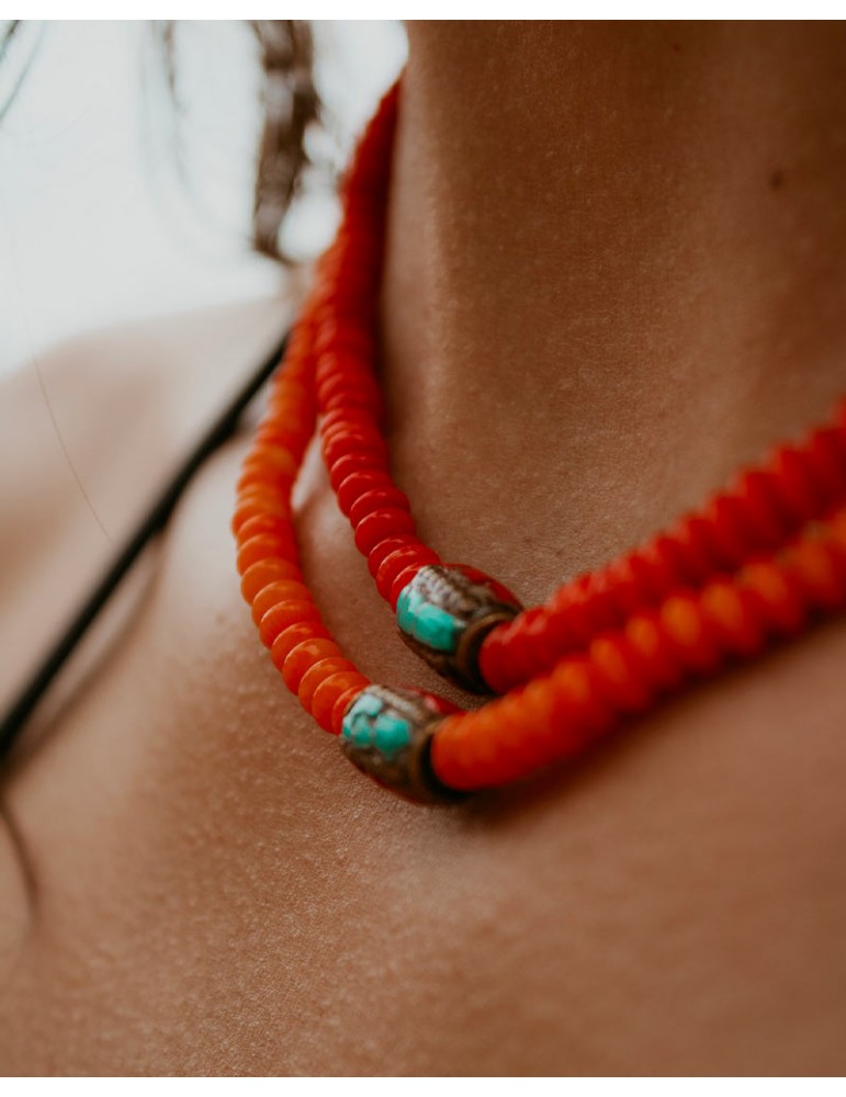 collier en corail rouge sathyne bijoux