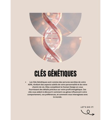 les clés génétiques livre