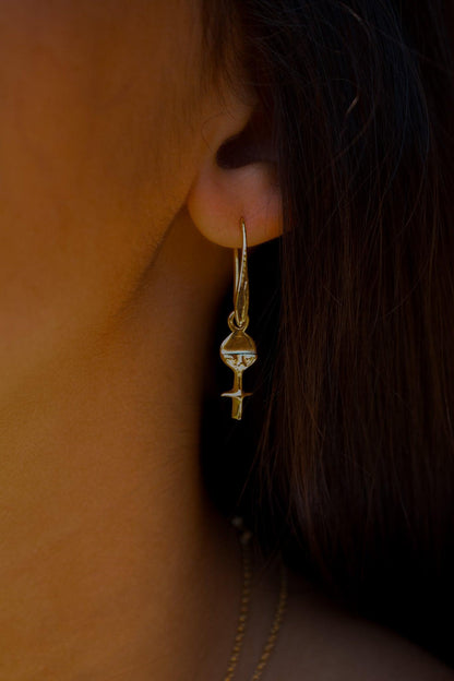 boucle d oreille or sathyne bijou poupee ashanti