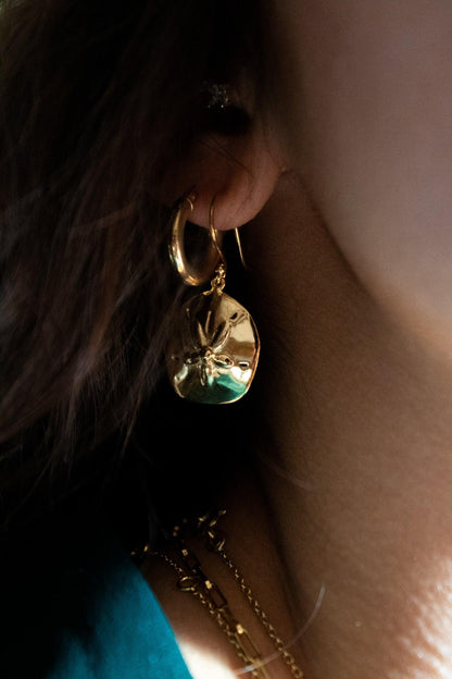 boucles d oreilles or vermeil sathyne