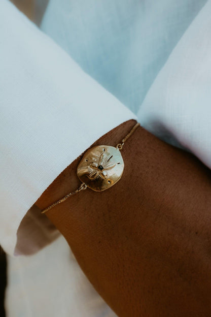 bracelet or dollar des sable diamant noir sathyne