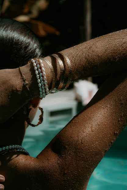 bracelet vermeil or poupee ashanti fertilite sahyne bijou