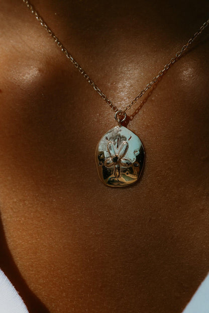 collier dollar des sables or diamant noir sathyne