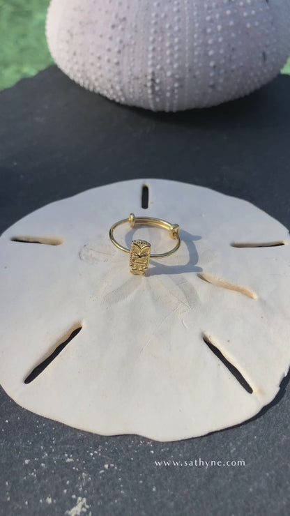 bague tiki or sathyne bijou