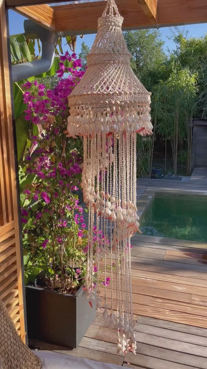 Suspension en coquillages, Sathyne 