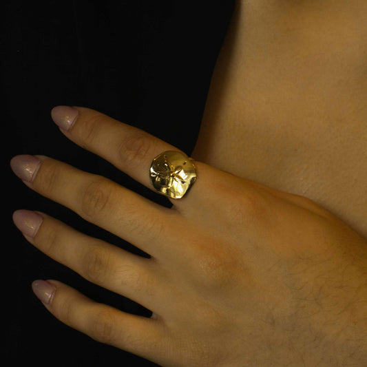 bague or dollar des sables sathyne